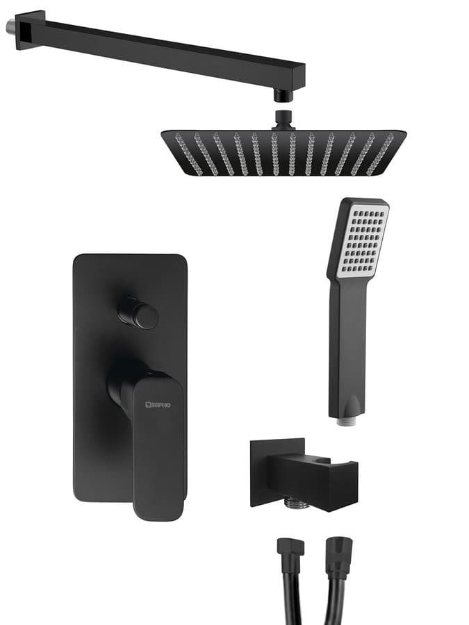 SPY zestaw prysznicowy podtynkowy z baterią, 2 wyjścia