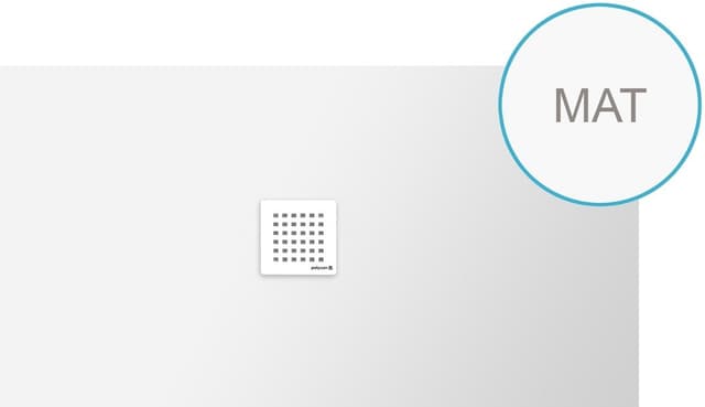 FLEXIA brodzik kompozytowy 150x80 cm, biały mat