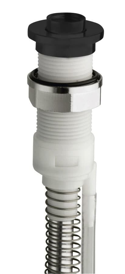 FOLLOW ME gniazdo prysznicowe z odpływem, okrągłe czarne