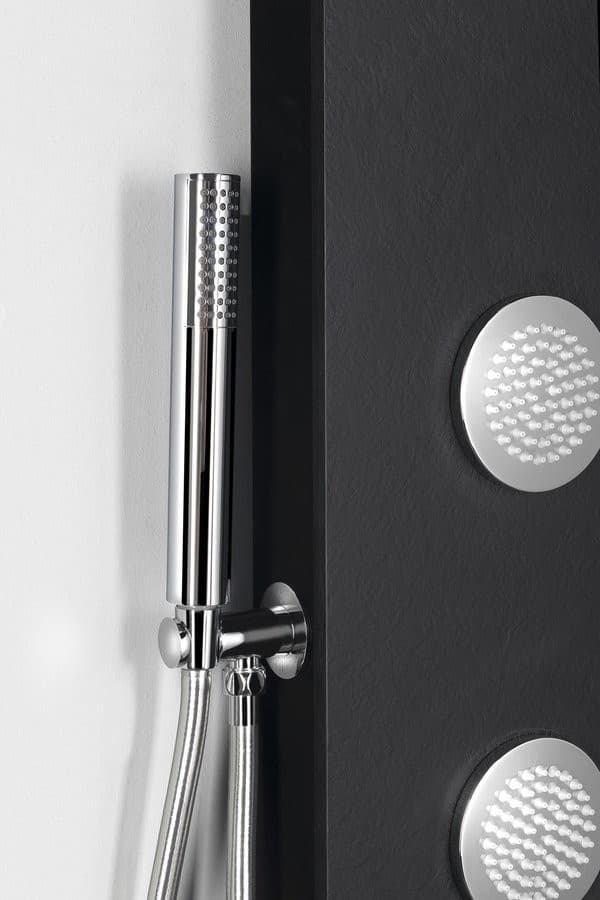 SPIRIT ROUND panel prysznicowy 250x1550mm z baterią termostatyczną