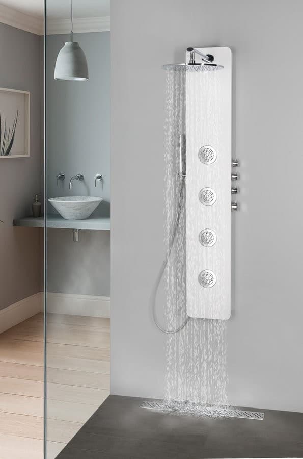 SPIRIT ROUND panel prysznicowy 250x1550mm z baterią termostatyczną