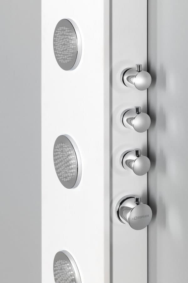 SPIRIT ROUND panel prysznicowy 250x1550mm z baterią termostatyczną