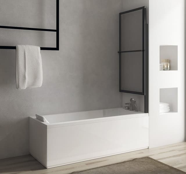 OLBIA parawan pneumatyczny nawannowy 1230mm czarny mat