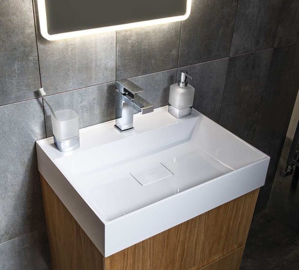 LOUNGE dozownik mydła 280 ml, szkło mleczne, chrom