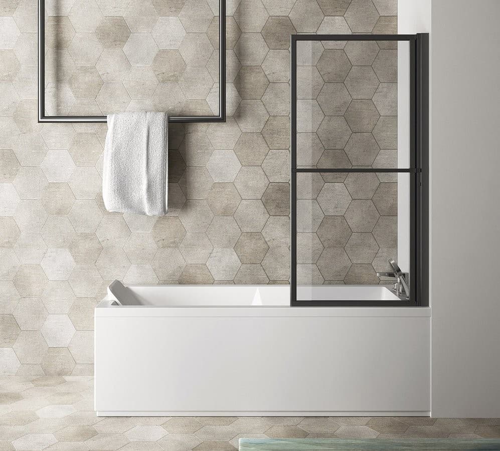 KAGERA pneumatyczny parawan nawannowy 710mm, czarny mat