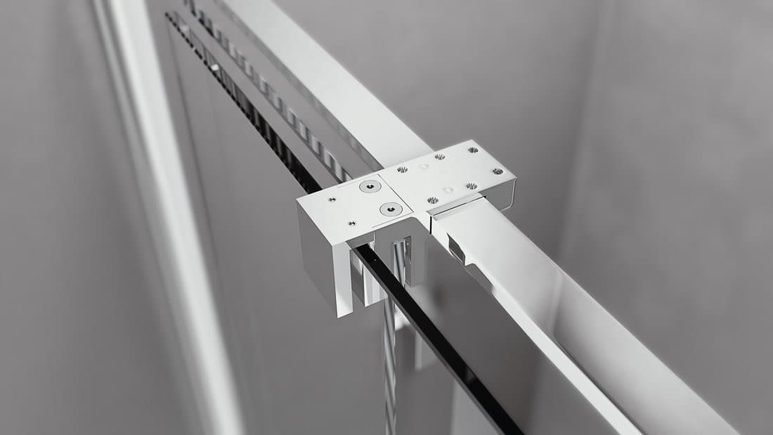 ROLLS LINE kabina prysznicowa 140x100 cm, szkło czyste