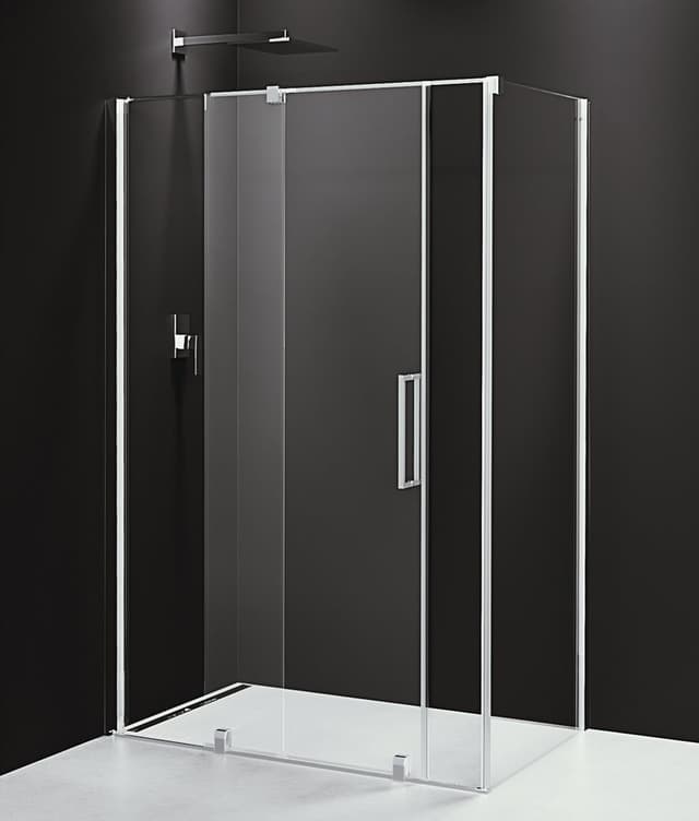 ROLLS LINE kabina prysznicowa 160x80 cm, szkło czyste