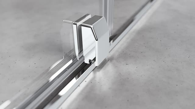 ROLLS LINE kabina prysznicowa 160x100 cm, szkło czyste