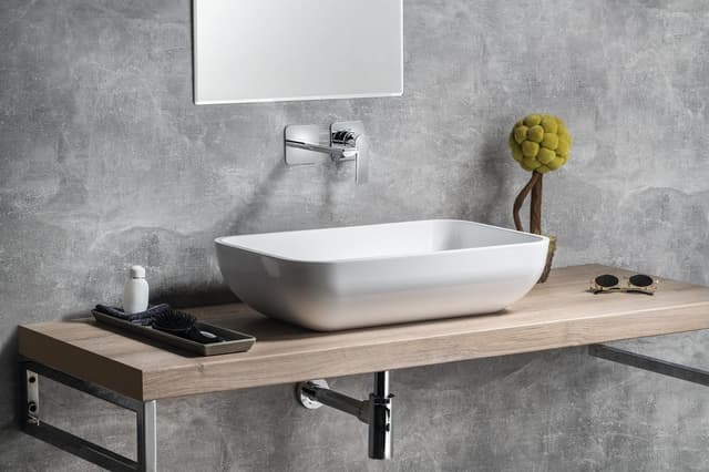 MENAR umywalka nablatowa kompozytowa 60x38cm