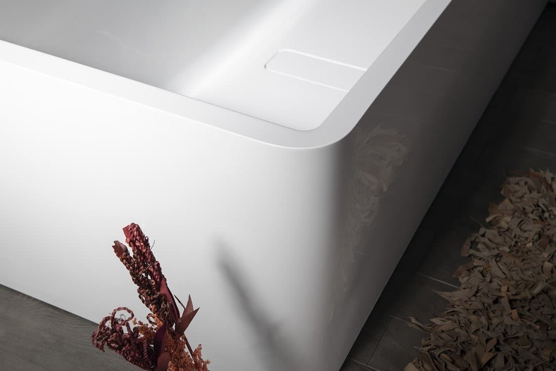 MARLENE CURVE R MONOLITH wanna wolnostojąca 185x85cm