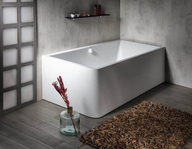 MARLENE CURVE R MONOLITH wanna wolnostojąca 185x85cm