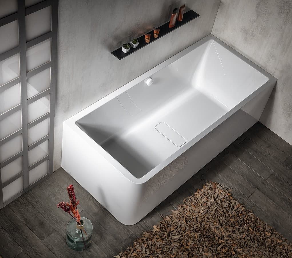 MARLENE CURVE R MONOLITH wanna wolnostojąca 185x85cm