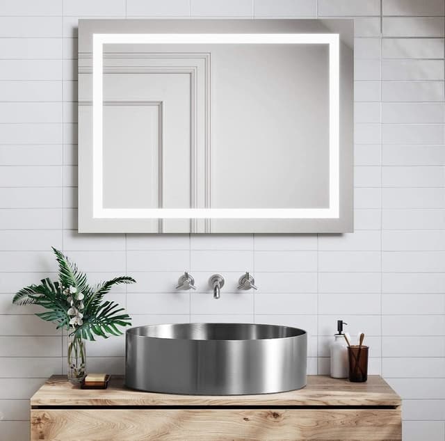 AURUM umywalka stal nierdzewna 38 cm z korkiem mat
