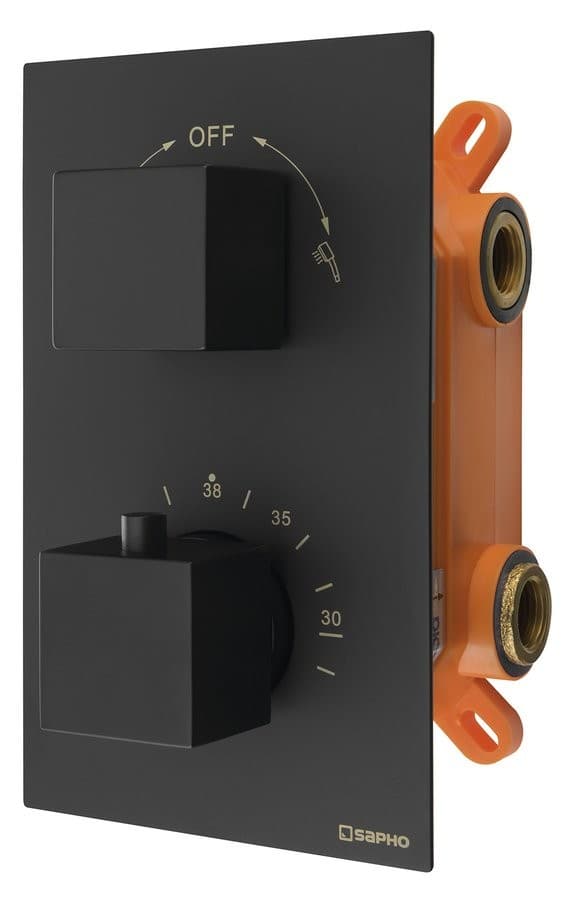 LATUS bateria prysznicowa termostatyczna podtynkowa 2 wyjścia