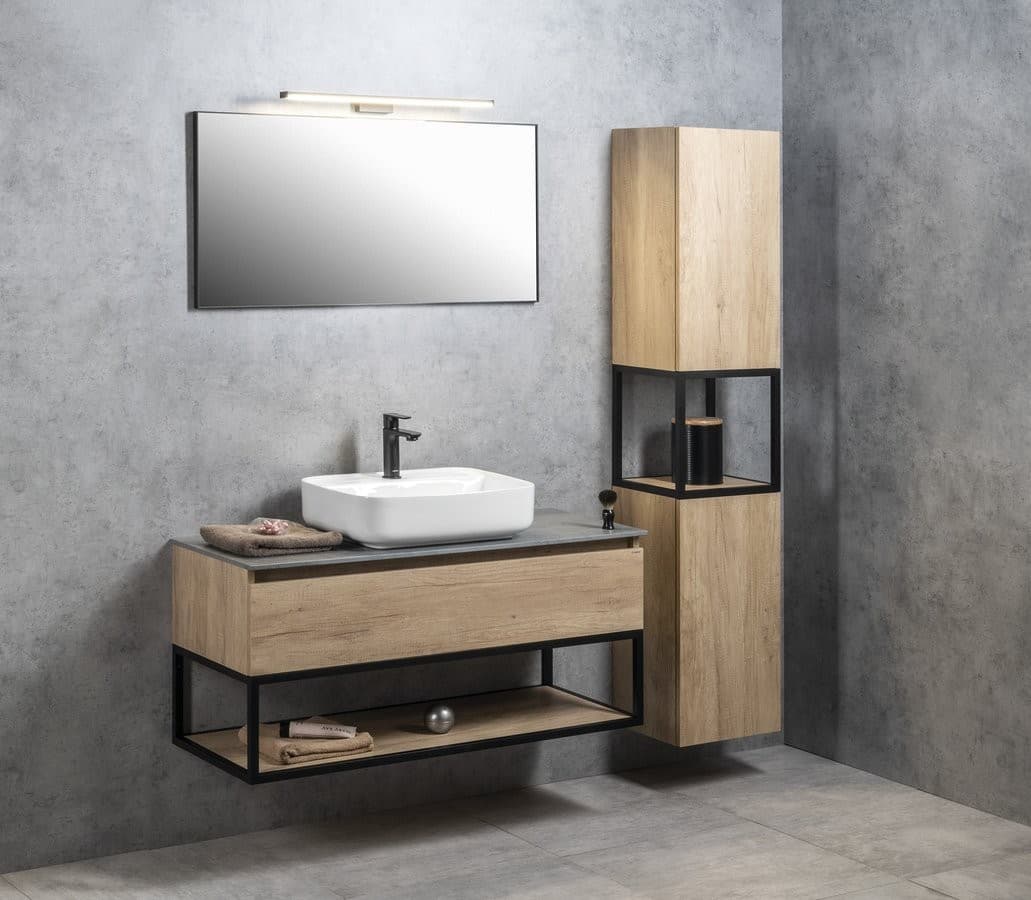 CHICAGO XL LED oświetlenie 600x120x40mm 12W czarny mat