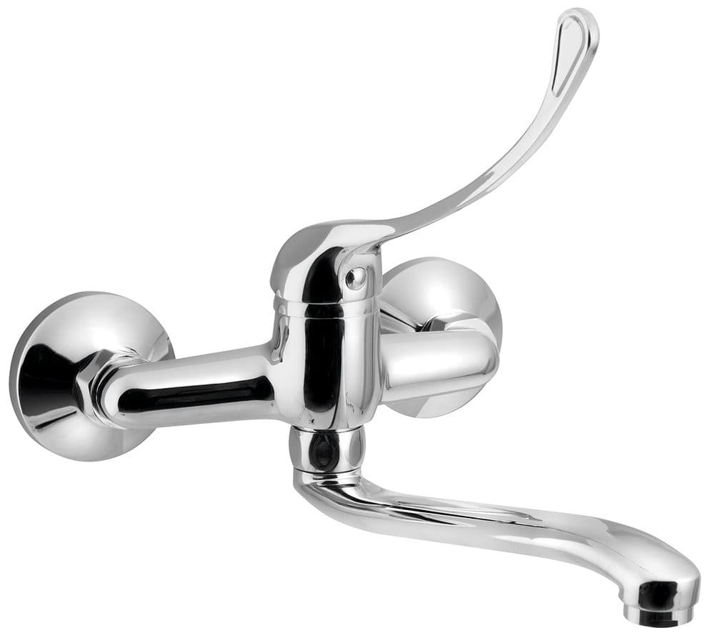 AQUALINE 35 bateria ścienna z dźwignią medyczną 220mm