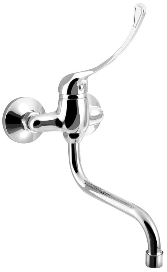 AQUALINE 35 bateria umywalkowa ścienna dźwignia medyczna S 177mm