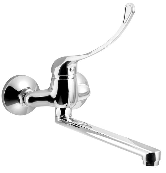 AQUALINE 35 bateria ścienna medyczna, prosta 220mm, chrom