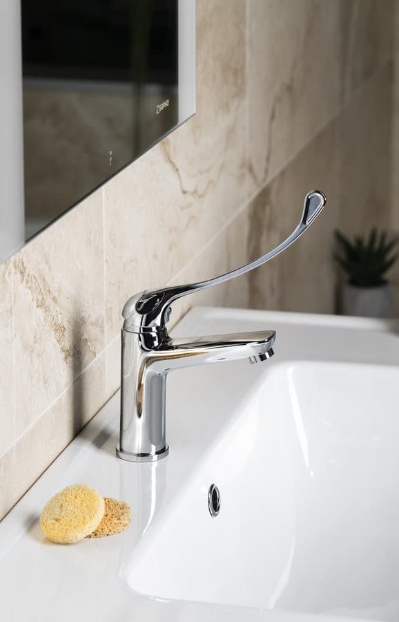 SCHMITZ bateria umywalkowa dźwignia medyczna, chrom