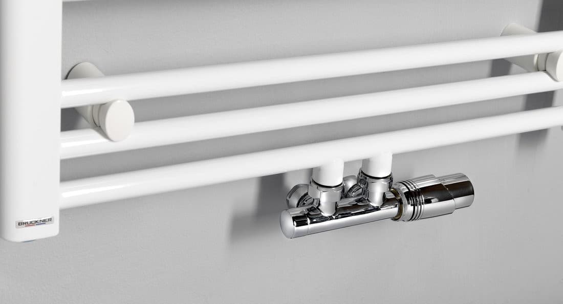 WICHER zestaw przyłączeniowy z termostatem, 50mm, chrom