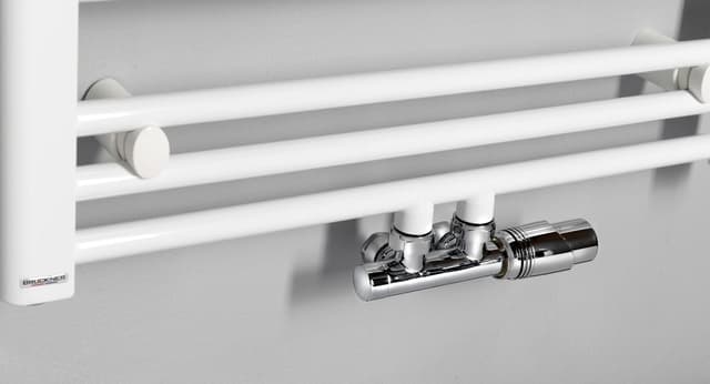 WICHER zestaw przyłączeniowy z termostatem, 50mm, chrom