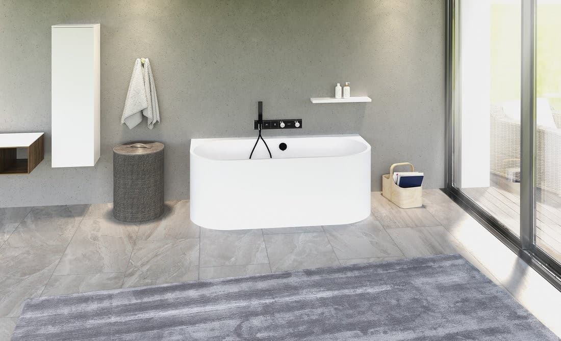 ASTRA DL MONOLITH wanna przyścienna 160x75x60cm