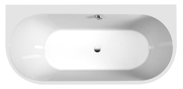 ASTRA DL MONOLITH wanna przyścienna 160x75, akryl