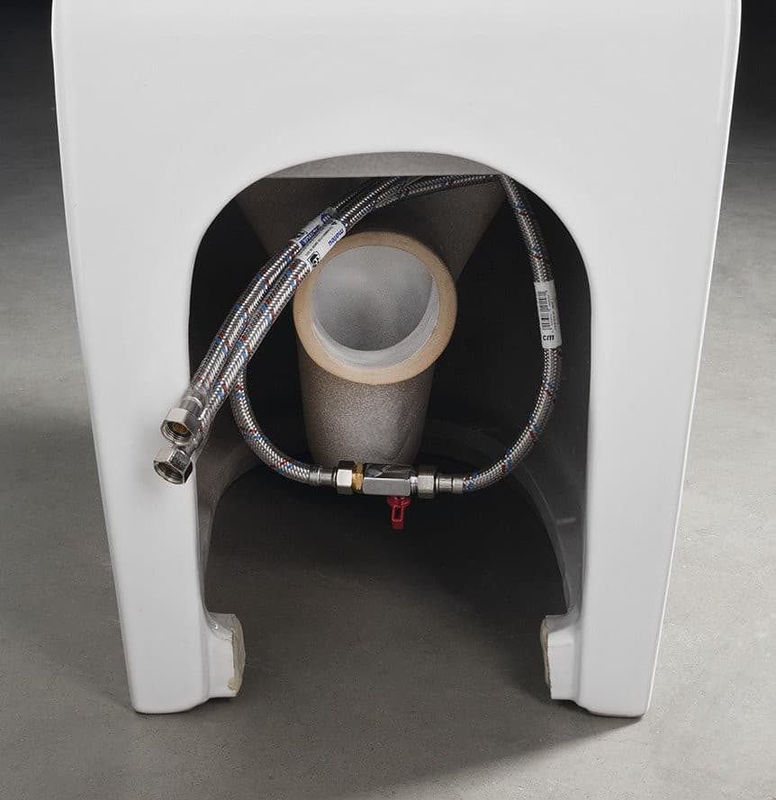 PACO CLEANWASH kompakt WC z bidetem, poziomy/pionowy