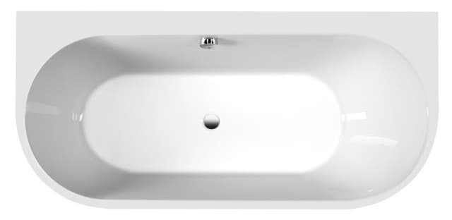 ASTRA DR MONOLITH wanna przyścienna 160x75 cm akryl