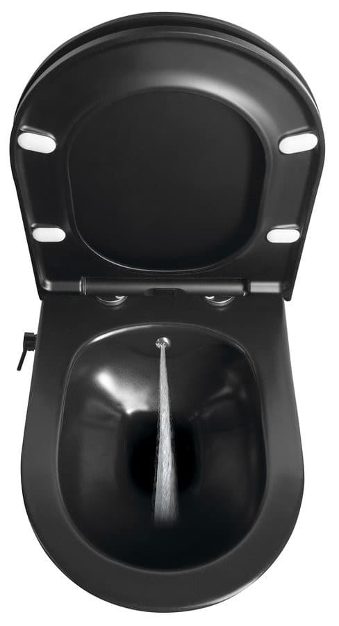AVVA CLEANWASH WC wiszące Rimless z bidetem 35.5x53cm mat