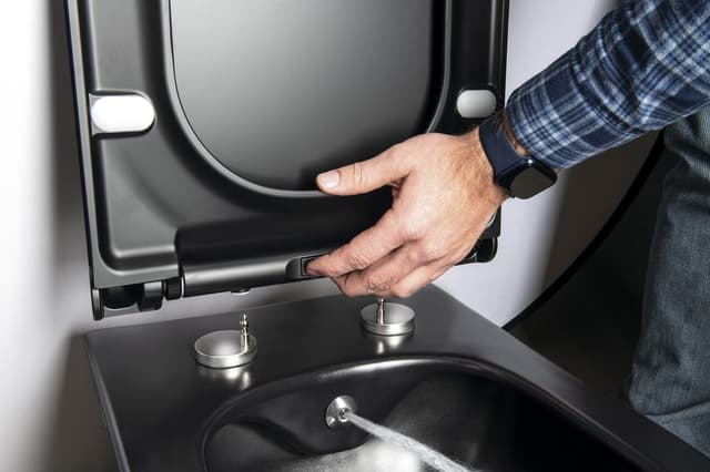 AVVA CLEANWASH WC wiszące Rimless z bidetem 35.5x53cm mat