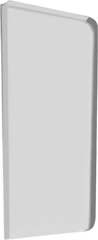 Ścianka oddzielająca pomiędzy pisuary 50x680 mm, stal matowa