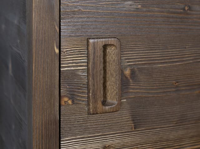 BRAND słupek wysoki z 2 szufladami i przeszklonymi drzwiczkami 40x140cm