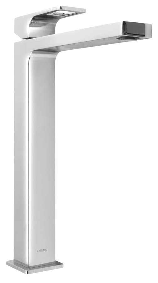 FORATA wysoka bateria umywalkowa z przedłużoną wylewką, chrom