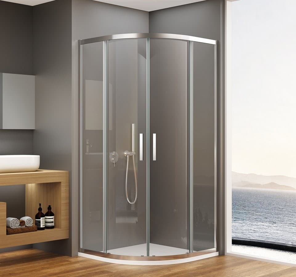 BORG półokrągła kabina prysznicowa 900x900 mm R550