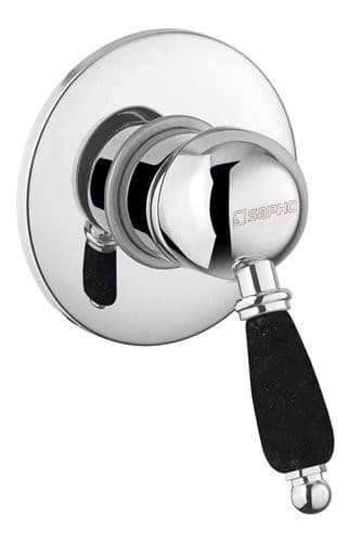 KIRKÉ BLACK bateria prysznicowa podtynkowa z dźwignią