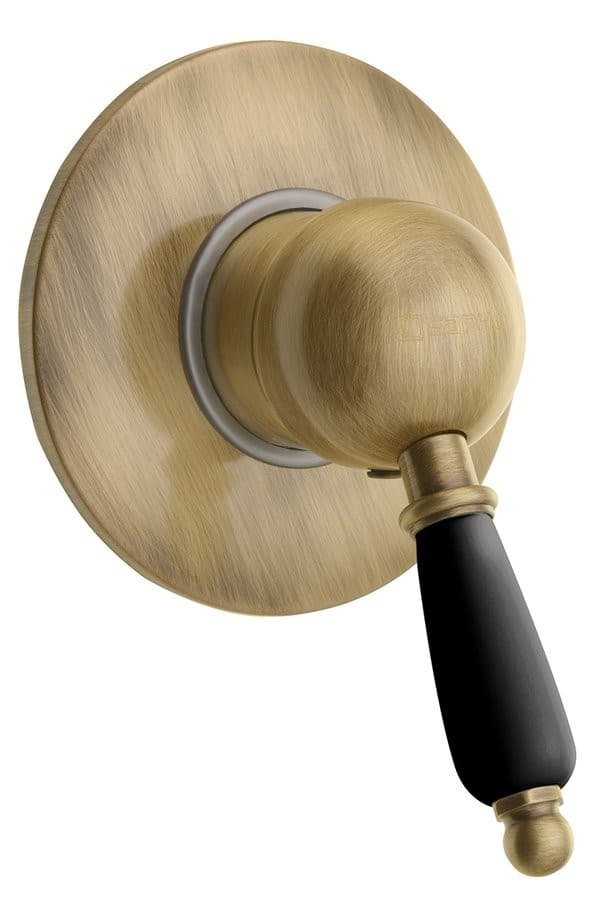 KIRKÉ BLACK bateria prysznicowa podtynkowa z dźwignią