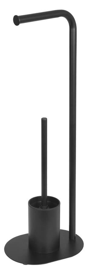SAMBA stojak z wieszakiem na papier toaletowy i szczotką WC