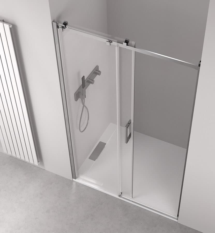 THRON LINE SQUARE drzwi prysznicowe 1600 mm z rolkami kanciastymi