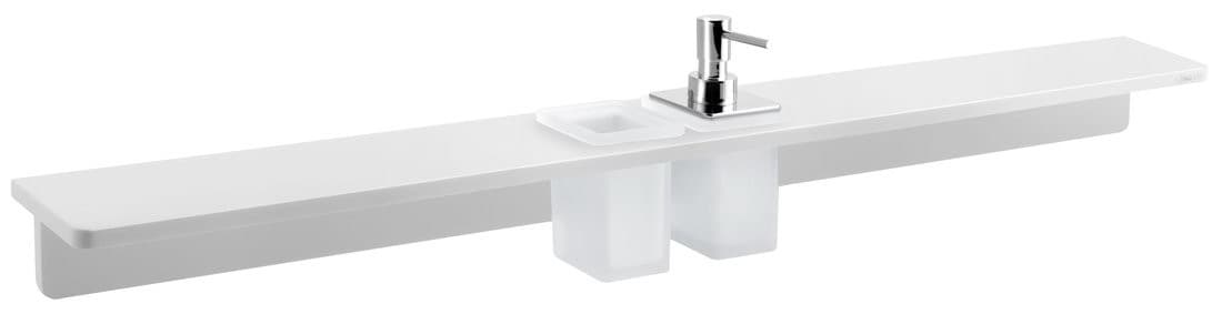 ABELINE półka z kubkiem i dozownikiem - Rockstone, 1000mm