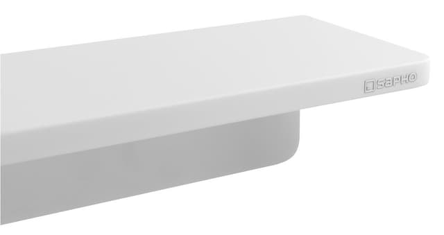 ABELINE półka z kubkiem i dozownikiem mydła, Rockstone 1000mm