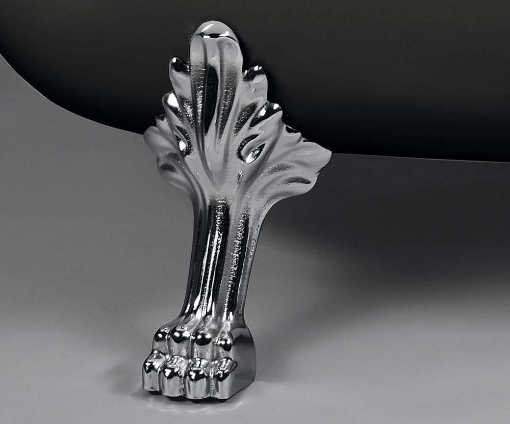 RETRO wanna wolnostojąca 147x69,5x67,5cm, chrom mat