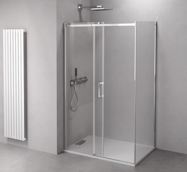 THRON LINE SQUARE kabina prysznicowa 120x100 cm, rolki kanciaste