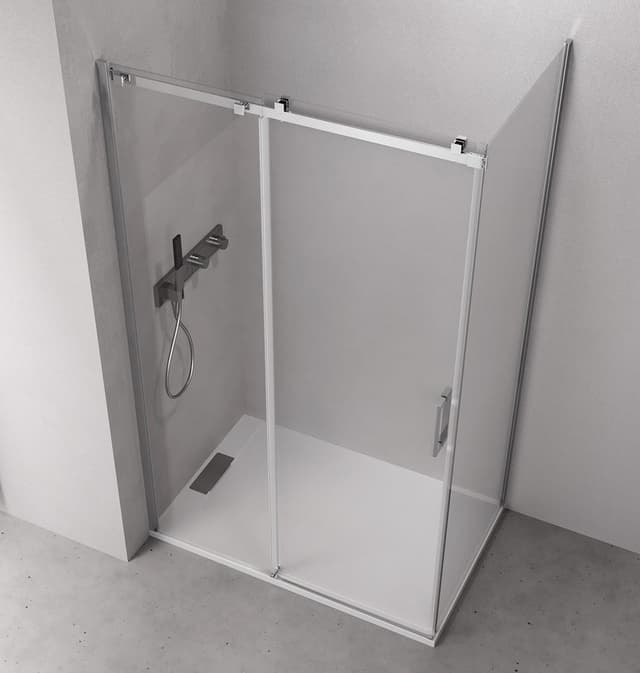 THRON LINE SQUARE kabina prysznicowa 120x100 cm, rolki kanciaste