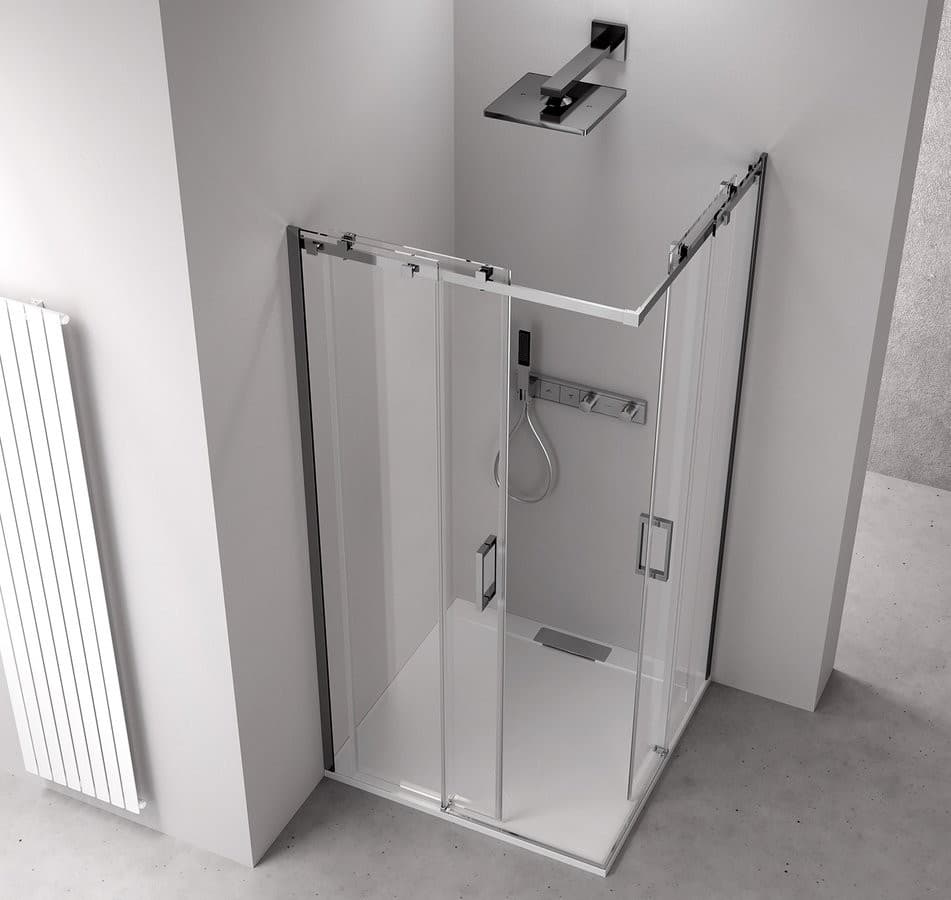 THRON LINE SQUARE kabina prysznicowa 120x80 cm z rogowym wejściem