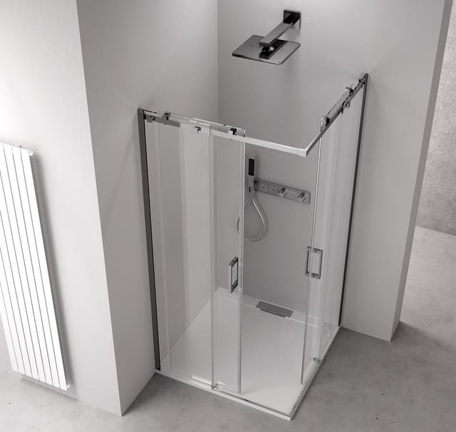 THRON LINE SQUARE kabina prysznicowa 120x80 cm z rogowym wejściem