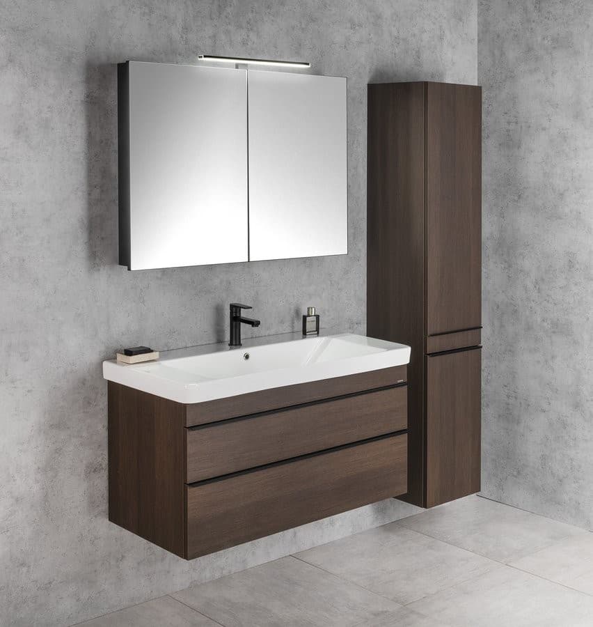 SITIA szafka umywalkowa 101,4x50x44,2cm, sosna rustykalna