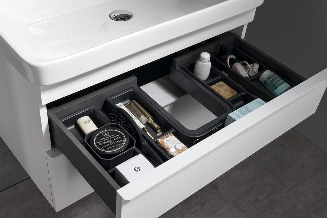 SITIA szafka umywalkowa 116x50x44,2cm, sosna rustykalna, 4 szuflady