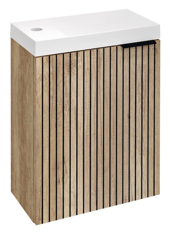 LATUS X szafka umywalkowa 39,4x50x22 cm dąb Alabama