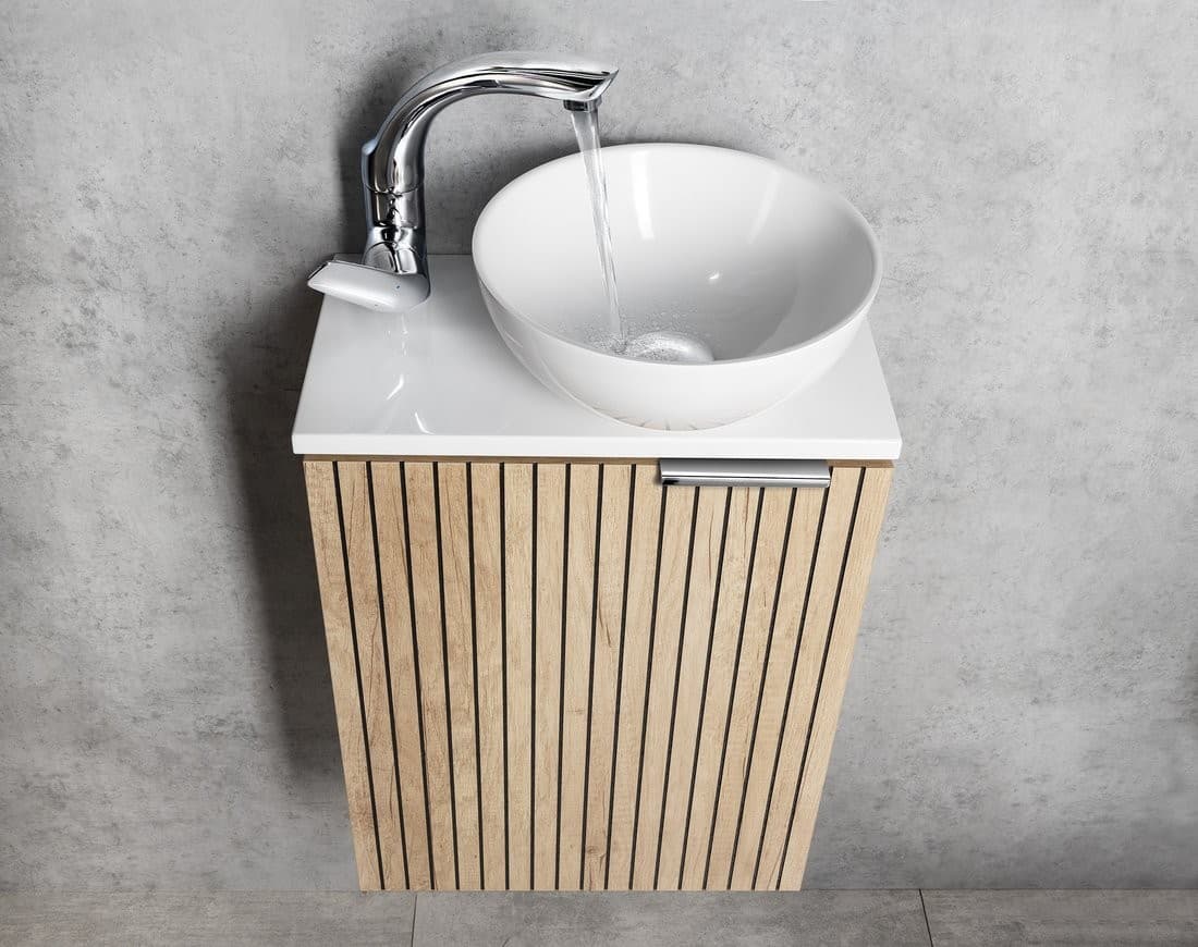 LATUS X szafka umywalkowa 39,4x50x22 cm dąb Alabama